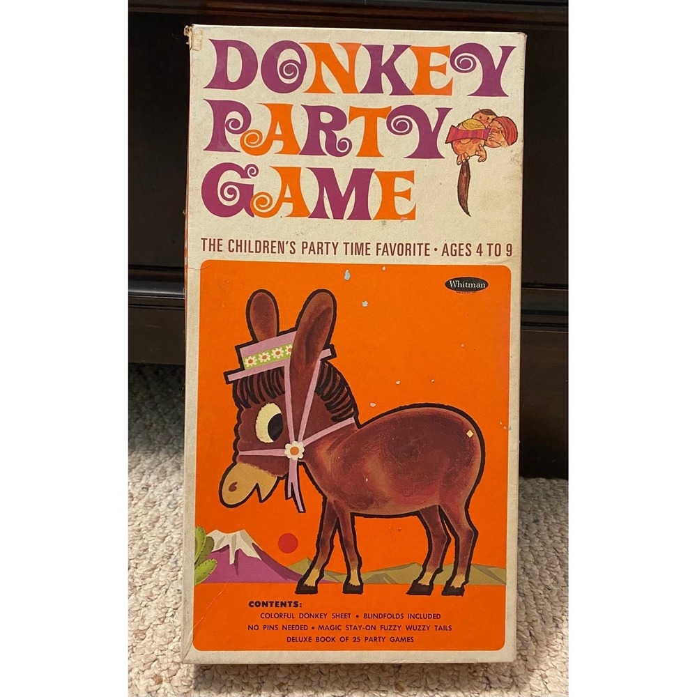 Vintage 1967/1975 Donkey Party Game